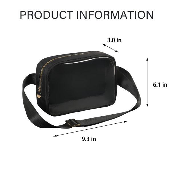 Waterproof PVC Clear Nylon Chest Bag