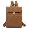PU large-capacity simple casual backpack