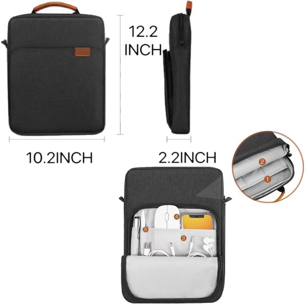 Waterproof casual computer cross-body bag