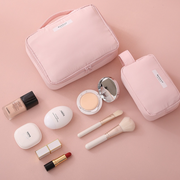 Waterproof Makeup Bag Travel Vanity w/ Handle