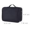 Cosmetics Organizer Storage Case With Adjustable Dividers