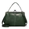 Classic Vintage PU Leather Crossbody & Tote Bag