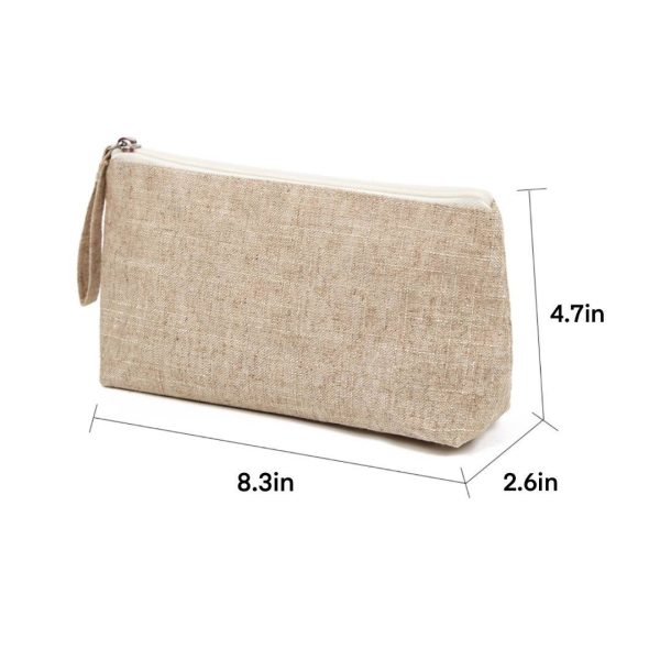 Canvas Cosmetic Bag W/ Lining