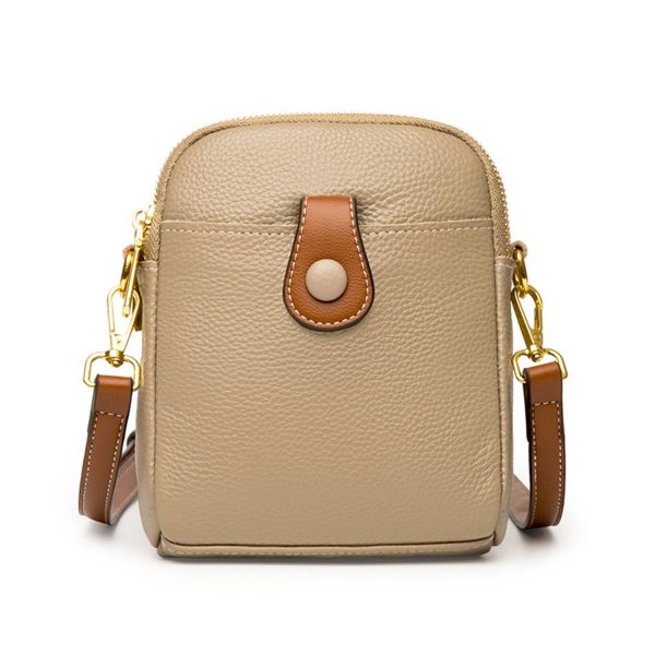 Genuine Leather Small Crossbody Cell Phone for Women Purses