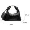 Women's Genuine Leather Ruched Hobo Handbag