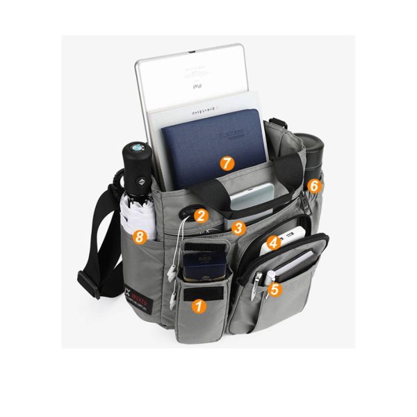 Multifunctional Leisure Polyester Shoulder Crossbody Bag