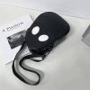 PU Leather Ghost Face Crossbody Bag
