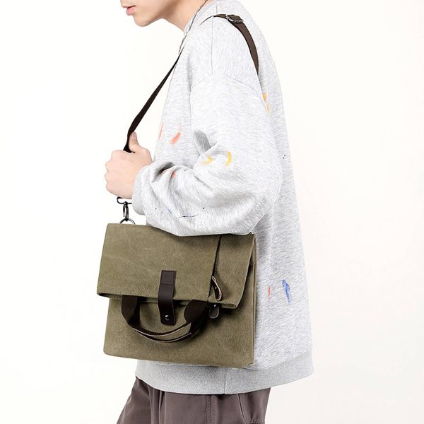 12 Inch Canvas Shoulder Bag