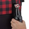 Plaid Pattern Cooler Insulated Bag W/ Bottle Opener