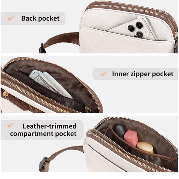 Waterproof multifunctional crossbody bag