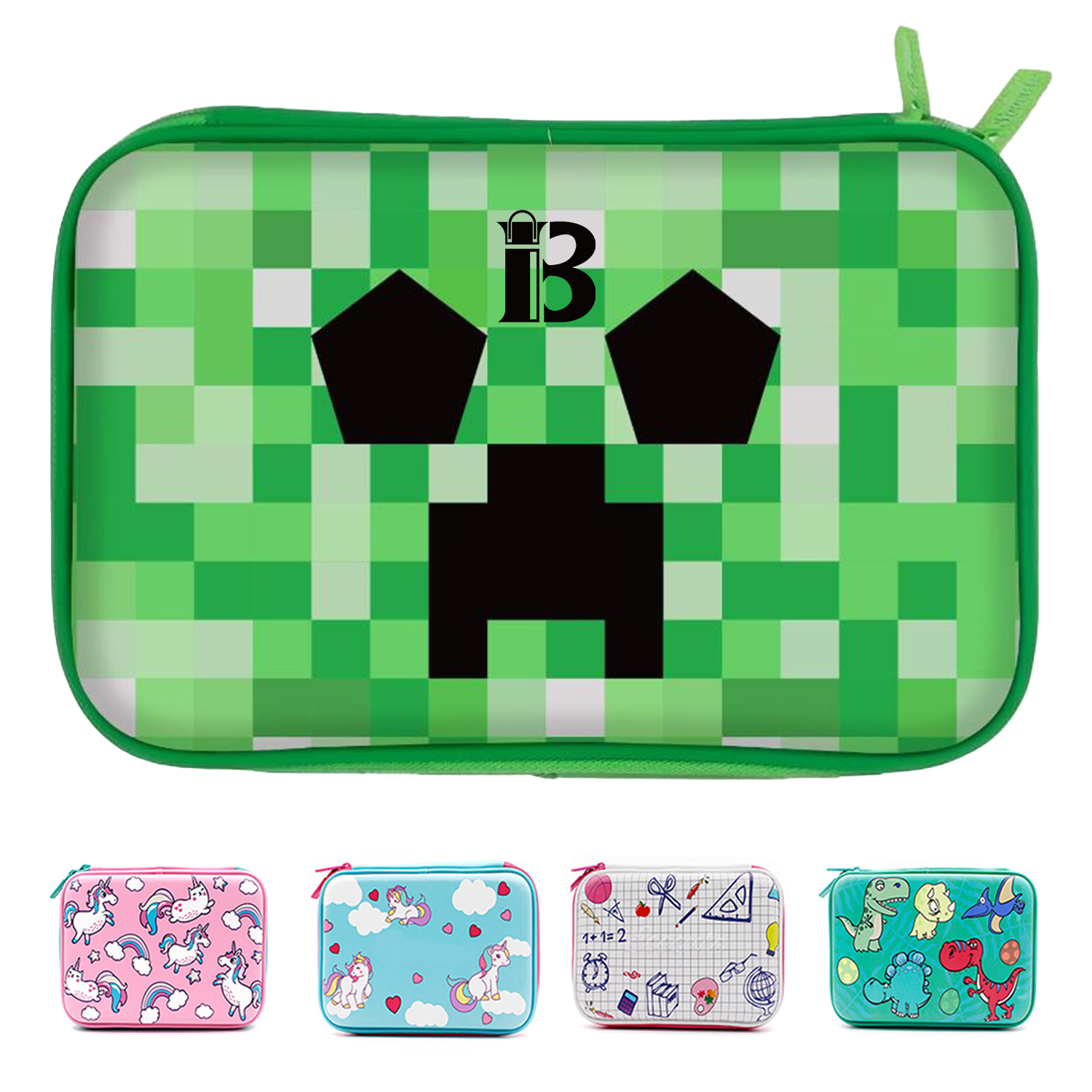 Large capacity and multi-style EVA cartoon pencil case