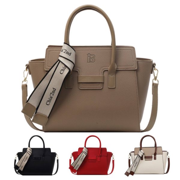 12bebf2d-03b7-468f-b26c-dc7dcd2a10a0_1.jpg PU Leather Crossbody Bag Vintage Trend Color Clash Tote