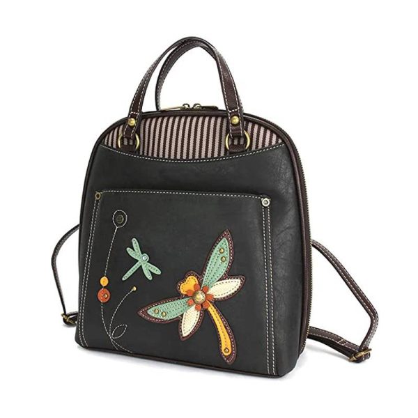 PU Leather Convertible Backpack