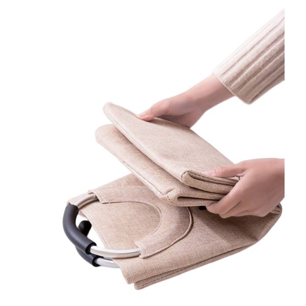 Laundry bag with round handles
