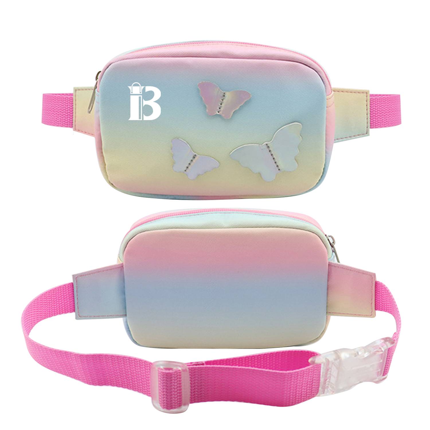 Butterfly waist bag fanny pack for children