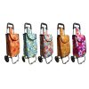Foldable Shopping Cart For Groceries With Wheels And Bag