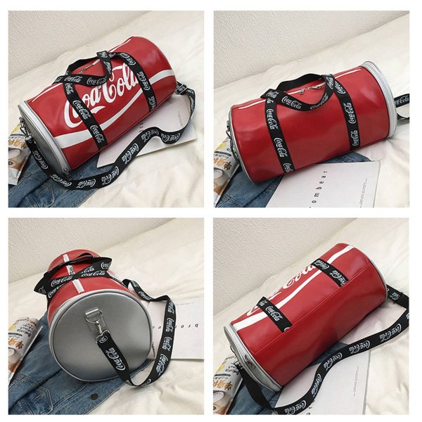 PU Leather Gym Duffel Bag