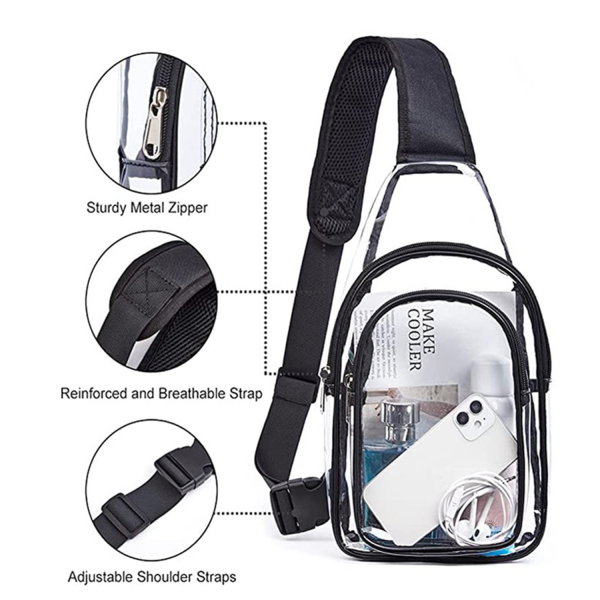 PVC Transparent Crossbody Bag