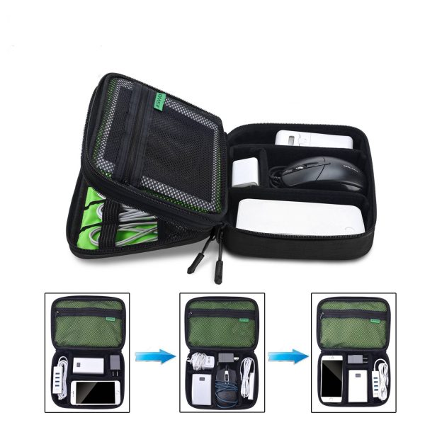 Travel Large Capacity Data Cable Storage Bag