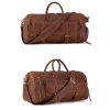 Large Leather Duffle Bag