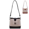 Canvas Crossbody Bag Trend Color Clash for Women