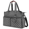 Polyester Large Capacity Diaper Tote Mommy Cross-body Bag
