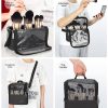 Large Capacity Makeup Brush Bag with Shoulder