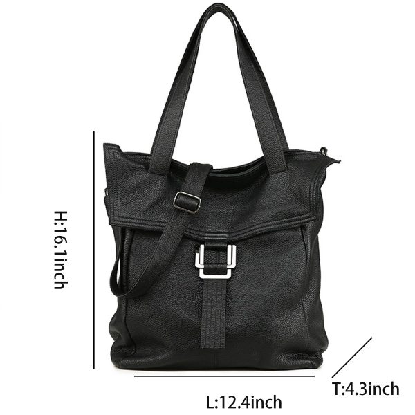 Genuine Leather Tote Shoulder Bag for Women