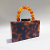 Acrylic Pearl Chain Marbling Handbag