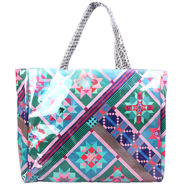 Kraft Paper Single-Shoulder Shopping Duffel Bag