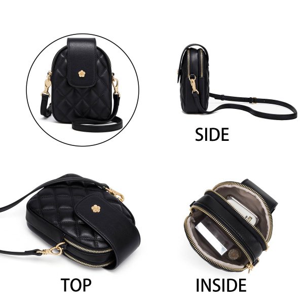 Genuine Leather Mini phone cross-body bag