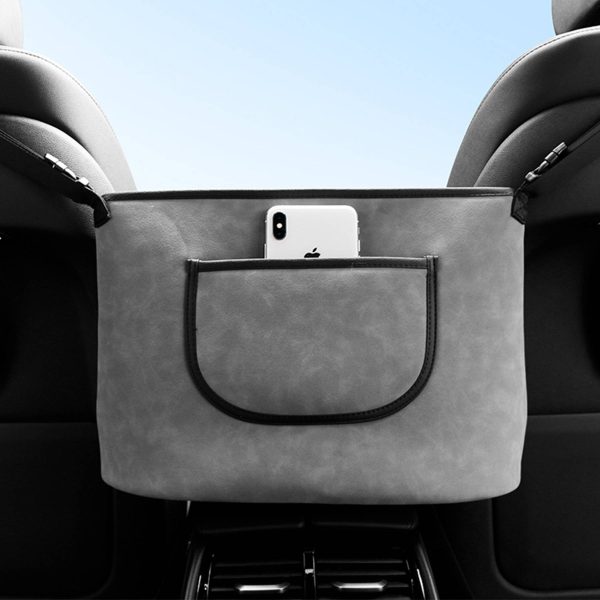 Genuine leather Car Handbag Holder Between Seats