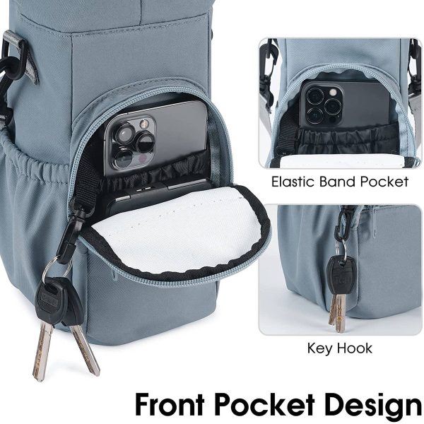 Canvas Portable water bottle insulation bag