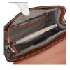 Genuine leather square crossbody bag handbag for woman