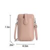 Genuine Leather Diagonal Cell Phone Bag