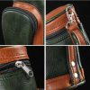 PU Leather Portable Golf Ball Pouch Storage Bag