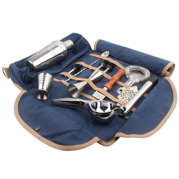 Portable Cocktail Mixing Toolkit Bag