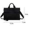 Canvas Crossbody Bag Simple Solid Color Handbag for Women