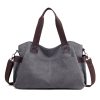 Big Canvas Tote top Handle bag for Travel