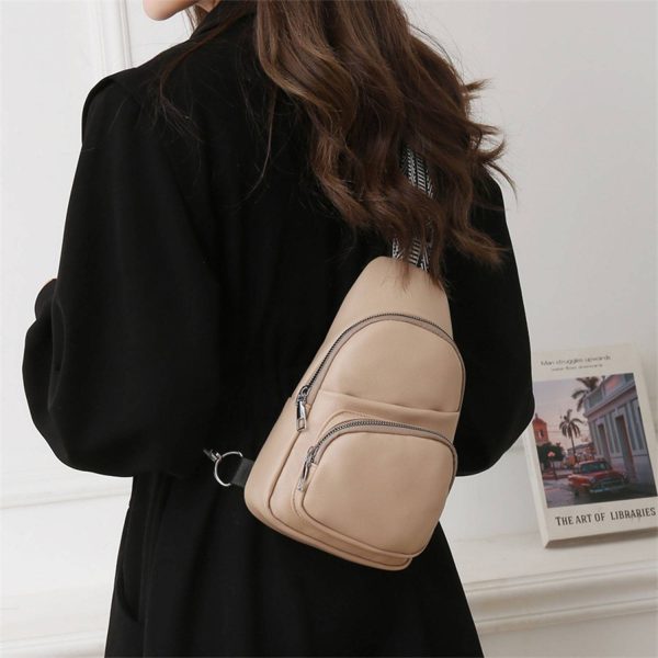 PU leather crossbody sling bag