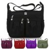 Oxford Cloth Crossbody Bag Multi-compartment Lightweight