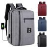 Oxford Laptop Backpack With USB Charging Port