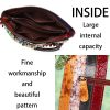 Genuine Leather Serpentine floral coloured stud shoulder bag
