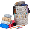 Large Crochet Bag w/ Customized Front Compartment