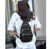 Oxford Fanny Pack Chest Bag with Zipper Pockets