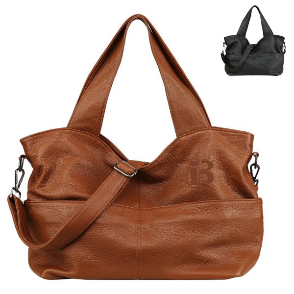 Women's Soft Genuine Leather Tote Bag