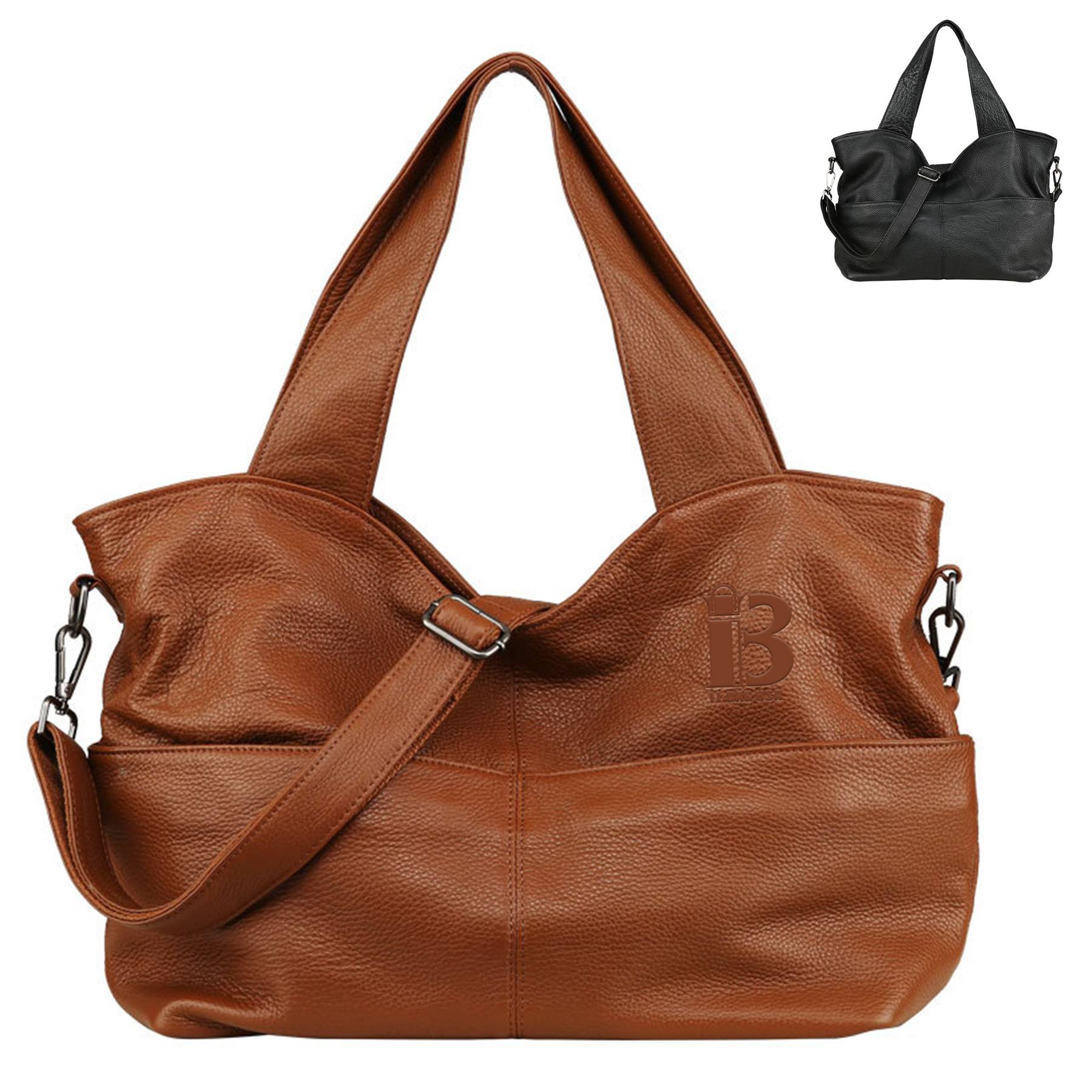 Women's Soft Genuine Leather Tote Bag