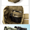 Duffel Bag Top Load Double Strap Canvas Backpack