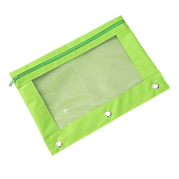 3-Ring Binder Pencil Pouch With Zipper