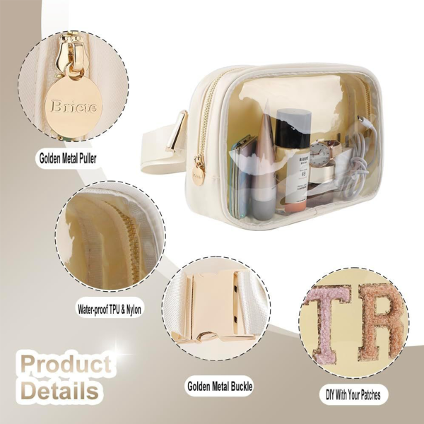 Waterproof PVC Clear Nylon Chest Bag